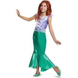 Disguise Disfraz infantil Ariel Clásico Disney . (De 7 a 8 años)