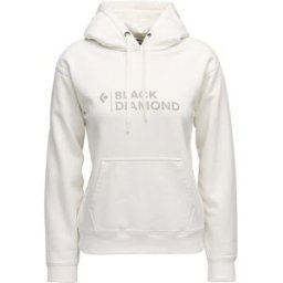 Black Diamond Sudadera de mujer Mini Stacked Po Hoody . (XS) Blanco hielo