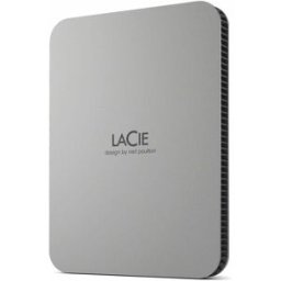 LaCie Disco duro externo portátil Mobile Drive (2022) 1TB, USB-C. Plata