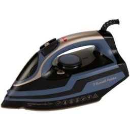 Russell Hobbs Plancha de vapor Power Steam con suela cerámica de cuarzo. Azul
