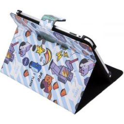 Silver HT Funda Universal Pixel Gamer estampada para tablets de 9 a 10.4. Azul