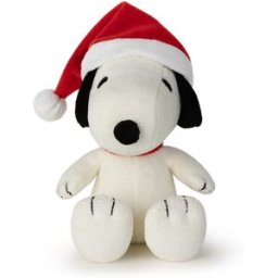 Bon Ton Peluche Snoopy sentado con gorro navideño 17 cm Peanuts Toys.