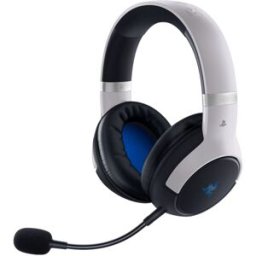 Razer Auriculares de diadema con micrófono Gaming Kaira HyperSpeed inalámbricos Multiplataforma - Licencia PlayStation. Blanco / Negro