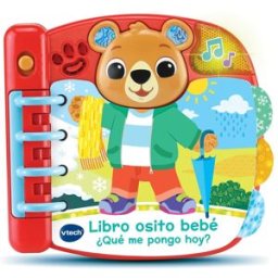 Vtech Juguete para bebés Libro interactivo osito bebé ¿Qué me pongo hoy? Baby.