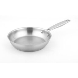 El Corte Inglés Sartén de acero inoxidable sin antiadherente Smart. (Sartén de 24 cm) Acero