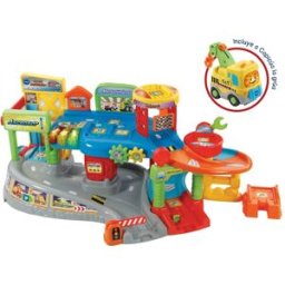 Vtech Garaje Multitaller + Capicúa la Grúa Tut Tut Bólidos Baby.