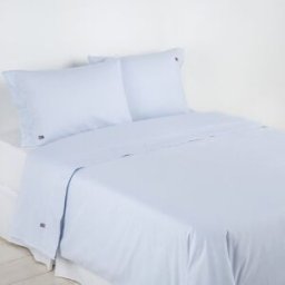 Lexington Sábana encimera Básico Rayas . (Cama 150 cm) Azul