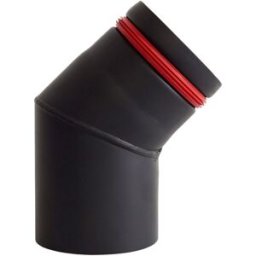 Bosch Codo 45° Ø125 mm. Negro