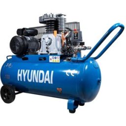 Hyundai Compresor de Aire Profesional 100 l 2,2 kW HYACB100-31. Plateado