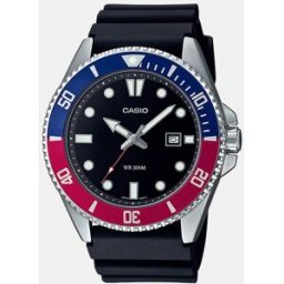 Casio Reloj de hombre Collection MDV-107-1A3VEF de caucho negro. Negro