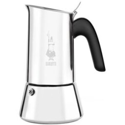Bialetti Cafetera italiana de acero Venus . (4 Tazas) Acero