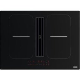 Franke Placa inducción con 4 zonas de cocción, con extractor integrado - 3400705229. Cristal negro