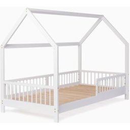 Zippy Cuna (90x190 cm) Tipi House Junior en blanco. Blanco