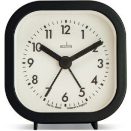 Acctim Reloj despertador mini Robyn . Negro