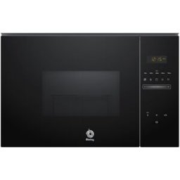 Balay Microondas integrable 25 litros y grill Serie Cristal- 3CG5175. Cristal negro