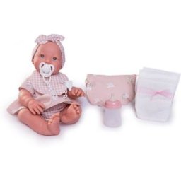 Muñecas Antonio Juan Muñeca Recién Nacida Mia hace Pipí con neceser .