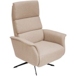 El Corte Inglés Sillón relax manual con tejido chenilla Clint . 01-Beige