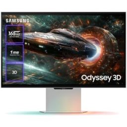 Samsung Monitor PC Gaming 68,5cm (27') Odyssey 3D-G90XF, 165 Hz, UHD 4K. Plateado