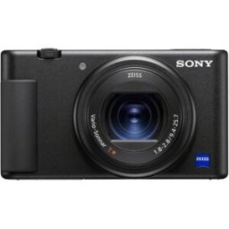Sony ZV-1A. Cámara digital para vlogs con pantalla abatible y vídeo en 4K. Negro
