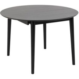 El Corte Inglés - Room Mesa redonda extensible Dumas roble. Negro