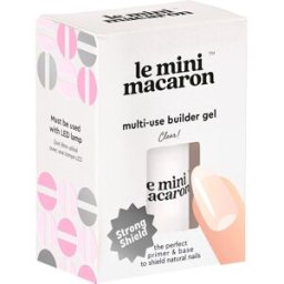 Le Mini Macaron Laca de Uñas 5-en-1 Multiusos Builder Gel . Clear