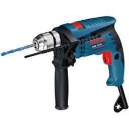 Bosch Taladro Percutor Eléctrico con cable a red 600 W GSB 13 RE. Azul / Negro