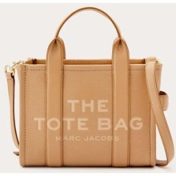 Marc Jacobs Bolso shopping Traveler Mini de piel. Camel