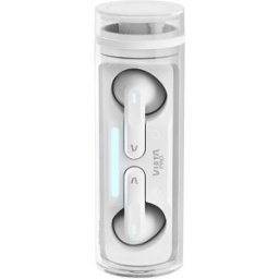 Vieta Auriculares de botón Capsule, Bluetooth, hasta 19 horas de batería, micrófono HD. Blanco