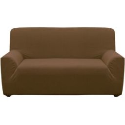 El Corte Inglés Funda ajustable para sofá Valaquia . (Sofá de 2 plazas) Marrón