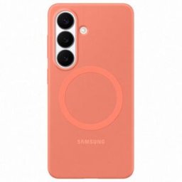 Samsung Funda silicona magnética roja para Galaxy S26. Rojo