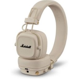 Marshall Auriculares de diadema Major V Bluetooth. Crema