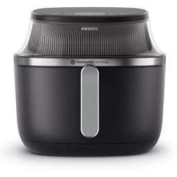 Philips Freidora de aire S3000 Dig con ventana tamaño XXL y 7,2 litros. Negro / Cobre