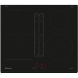 Balay Placa inducción extractor integrado, con 4 zonas de cocción - 3EBC963ER. Negro
