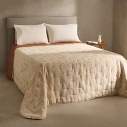 El Corte Inglés Edredón lino y viscosa Clay. (Cama 105 cm) Beige