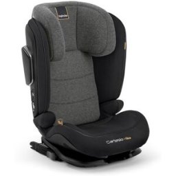 Inglesina Silla de coche Cartesio I- Size con Isofix (100 - 150cm). Negro niño