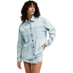 Billabong Chaqueta de mujer Jade Saltwashed . (XS) Azul