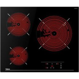 Teka Placa vitrocerámica 3 zonas High Light - TB PRO 6315. Negro