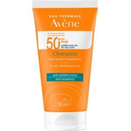 Avène Cleanance solar SPF50+ 50 ml Eau Thermale .