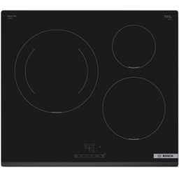 Bosch Placa inducción 3 zonas de cocción - PIJ631BB5E. Negro
