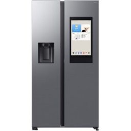 Samsung Frigorífico Americano Family Hub Bespoke AI 178cm Balda Botellero 614L Clase E Inox RS90F66BETEF. Inox