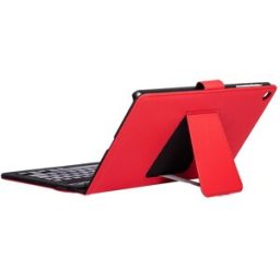 SilverHT Funda Wave Red con teclado Bluetooth para tablet Samsung Galaxy TAB A11+ / A9+ 11' (2023). Rojo