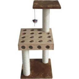 Fred & Rita Rascador para gatos bambú. Marrón