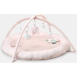 Cotton Juice Baby Home Manta actividades con arco y acolchado Conejo. Rosa claro