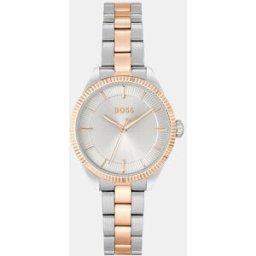 Boss Reloj de mujer Sage 1502727 de acero bicolor. Plata