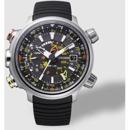 Citizen Reloj de hombre Altichron BN4021-02E Eco-Drive de caucho. Negro