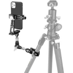 Vanguard Kit de soporte para móvil Veo CP-46 KIT pinza, brazo y adaptador Smartphone. Negro