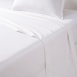 Olivier Desforges Sábana encimera algodón Alcove . (Cama 150 cm) Blanco