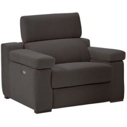 El Corte Inglés Sillón relax eléctrico tapizado City . Antracita