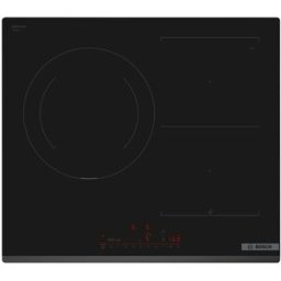 Bosch Placa de inducción con 2 zonas de cocción, sin perfiles - PVJ631HC1E. Negro