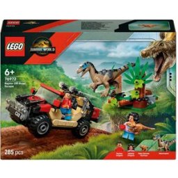 Lego Juego de construcción Huida en Todoterreno y Raptor al Acecho Jurassic World - 76972.